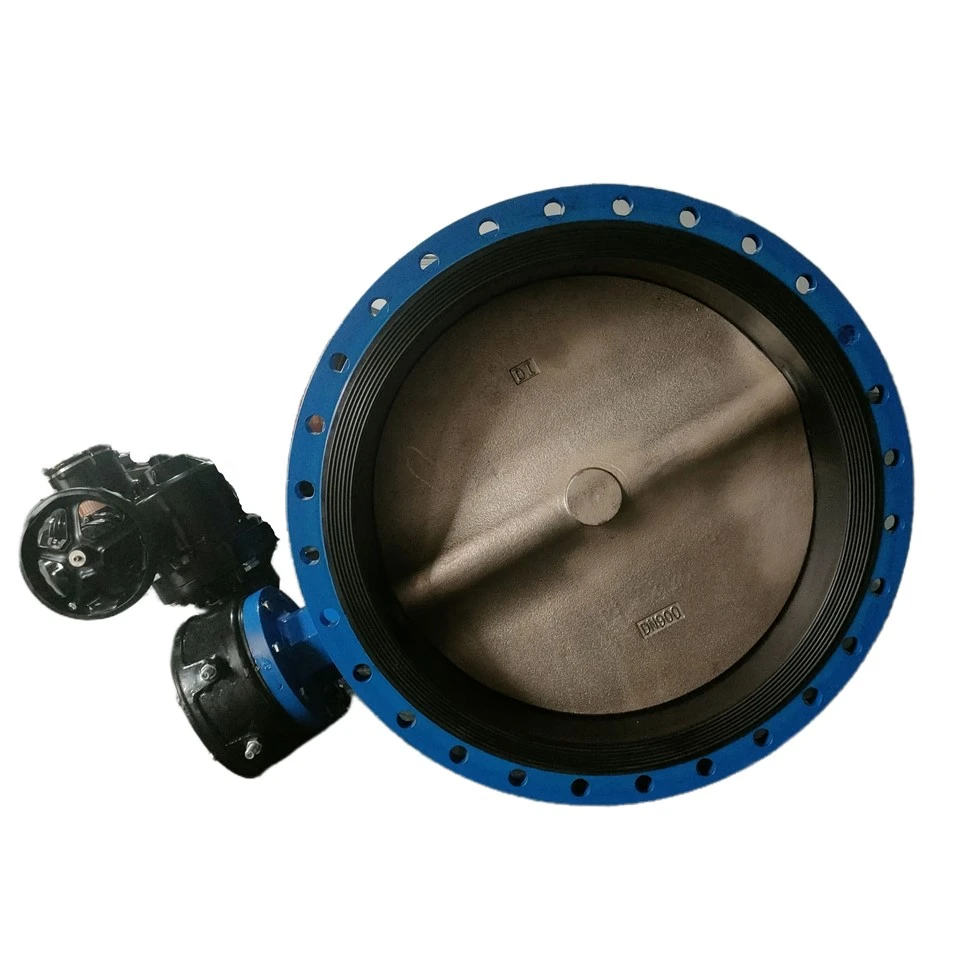 Stor diameter elektrisk flens spjeldventil